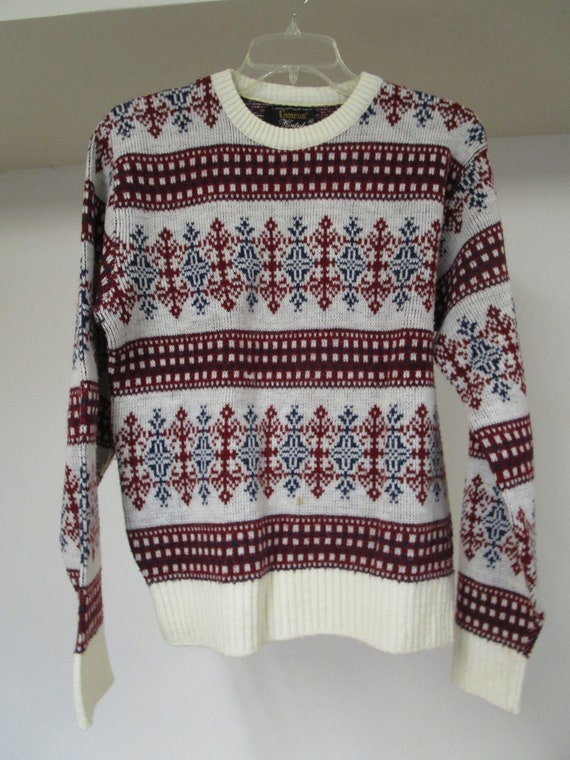 Vintage 70s Campus Wintuk Orlon Acrylic Sweater S… - image 1