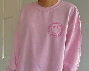 pink sweatshirts