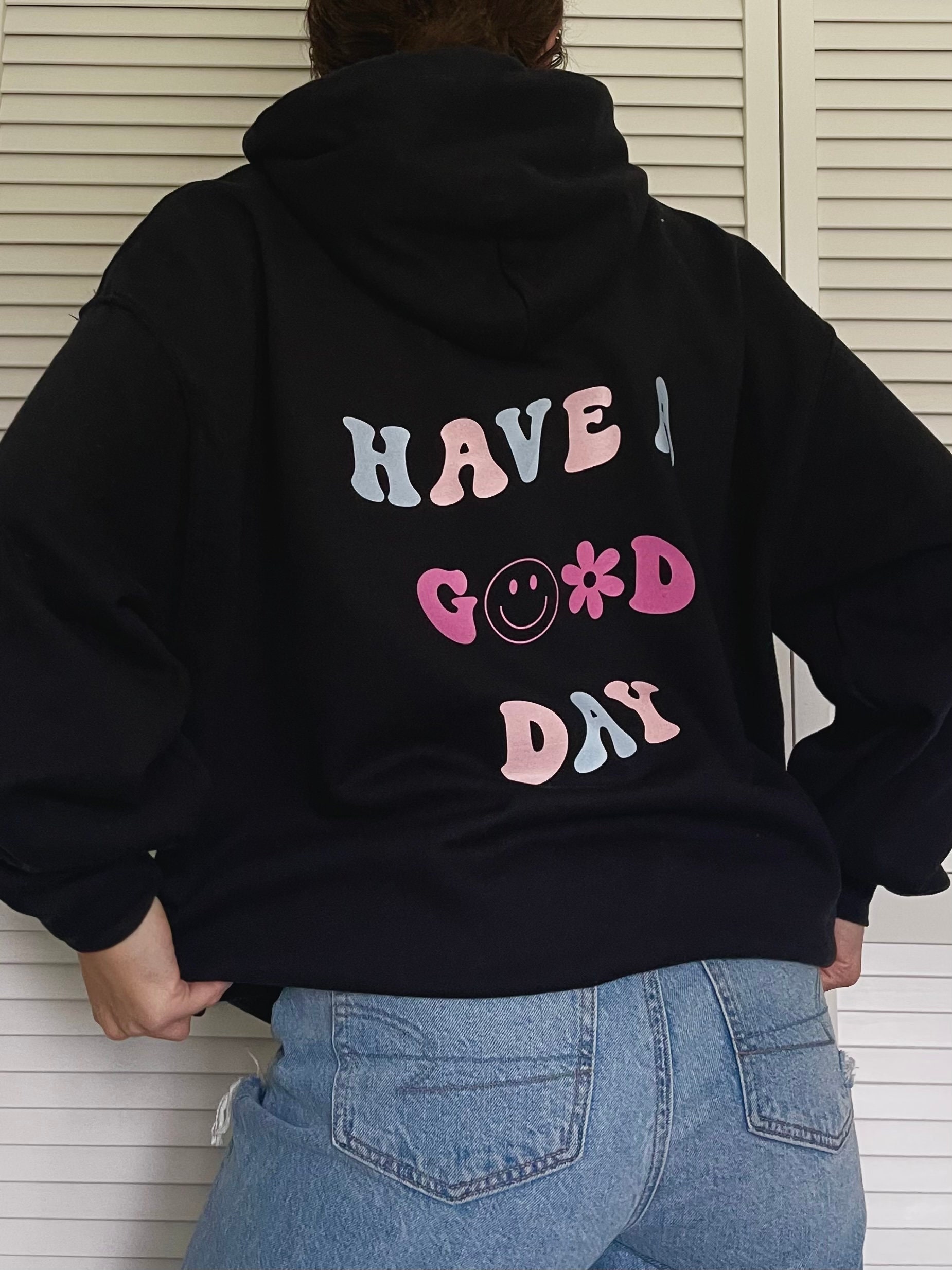 Nice top black hoodie