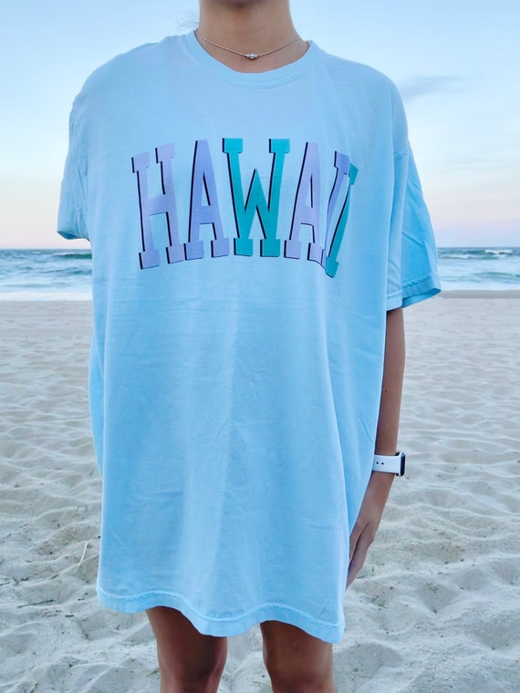 Hawaii Tee Light Blue/chambray Comfort 