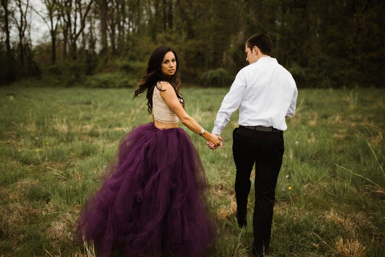 Tulle Skirt Women S Tutu Wedding Skirt Tutu Knee Tea Or Etsy