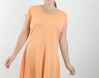 pale orange dress