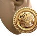 Premier Designs Filigree Script Discs Clip on Earrings Gold Tone ...
