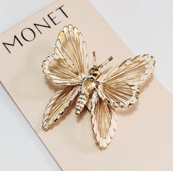 Gold Tone Butterfly Pin → Hotbox Vintage