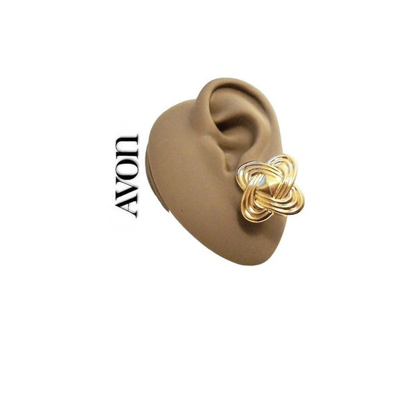 Avon gold earrings sale