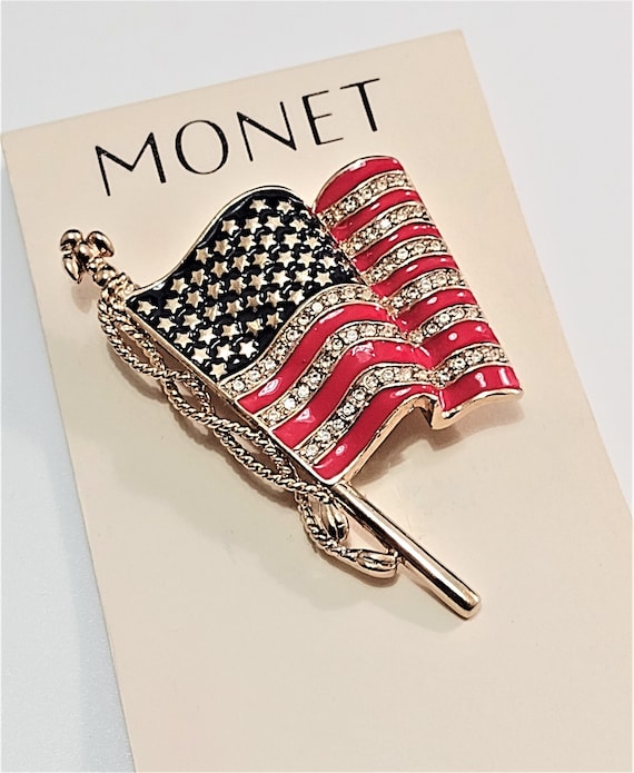 Flag brooch best sale