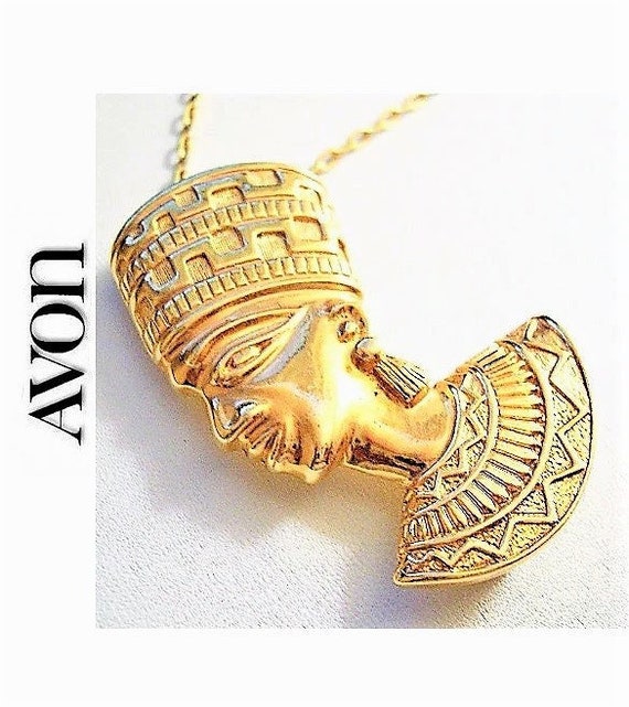 Avon African Queen Nefertiti Necklace 