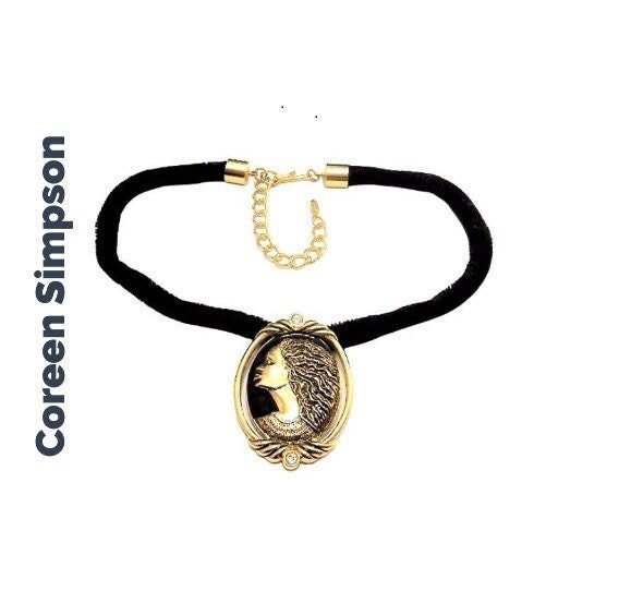 Coreen simpson black cameo jewelry online