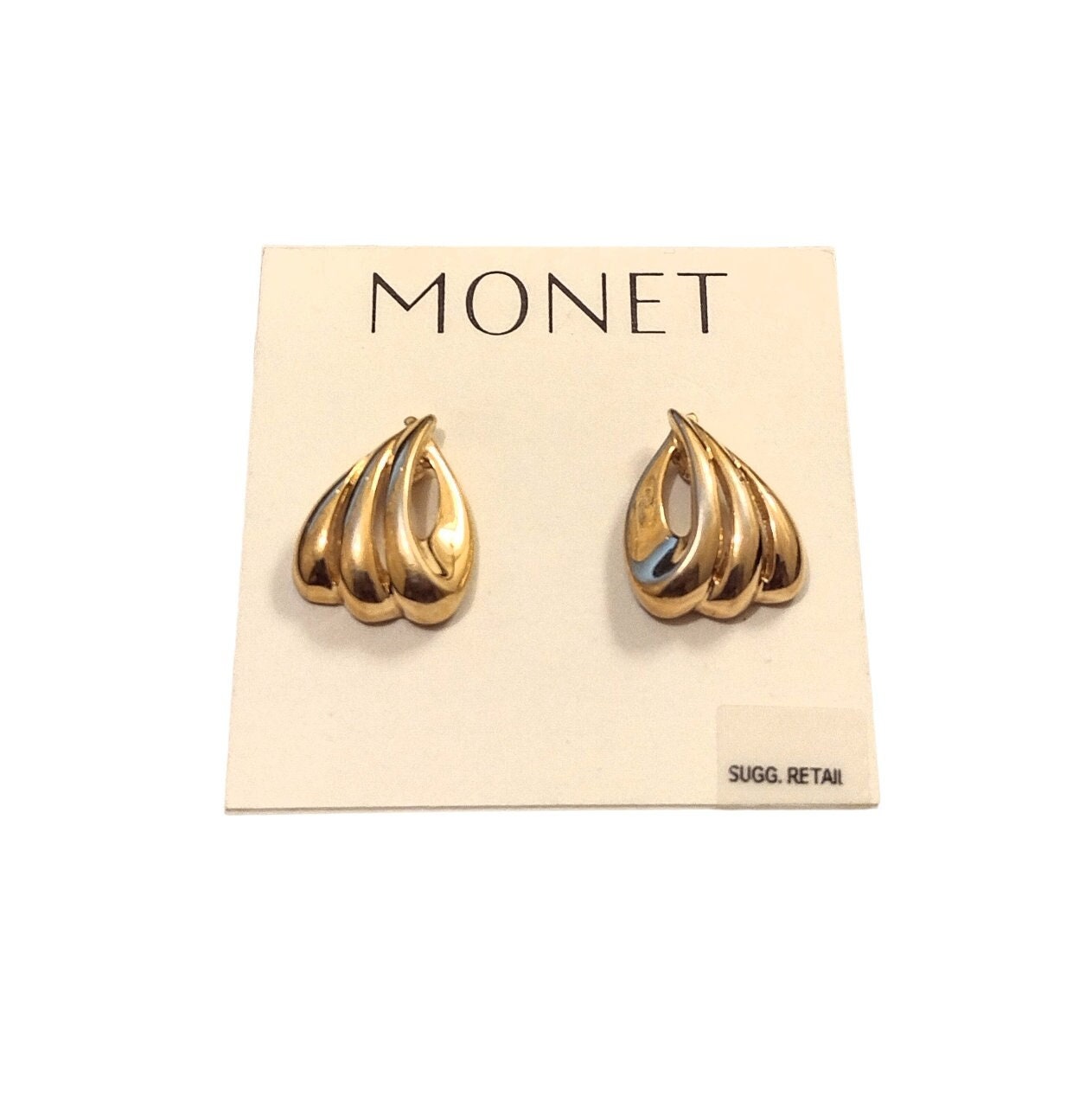 Monet brand earrings discount