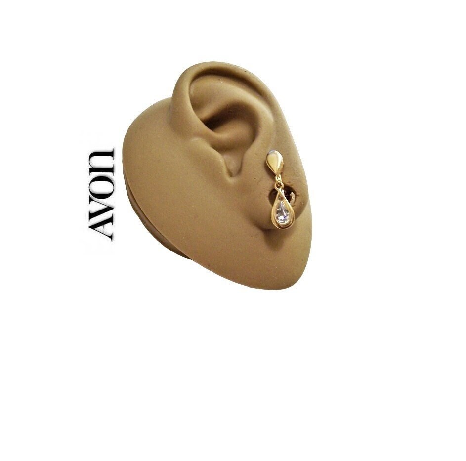 Avon gold earrings sale