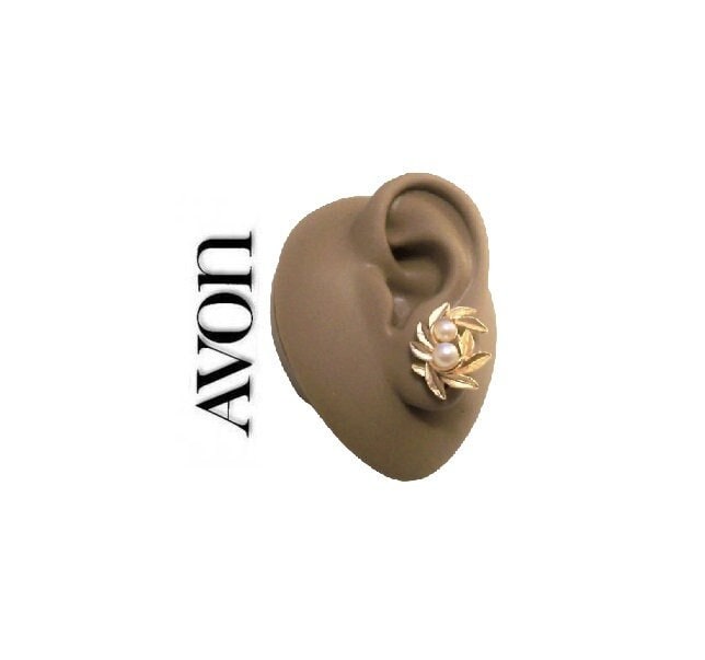 Boucles D'oreilles Vintage AVON Clips Pastilles Pastels - Occasion En Bel état