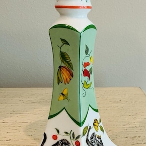 Lynn Chase Monkey Business Candlestick Porcelain Chinoiserie 8.5”