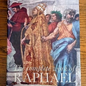 Raphael Complete Work Art Book Hardcover Art Book Art Folio Cream Cloth Coffee Table Book with Dust Jacket