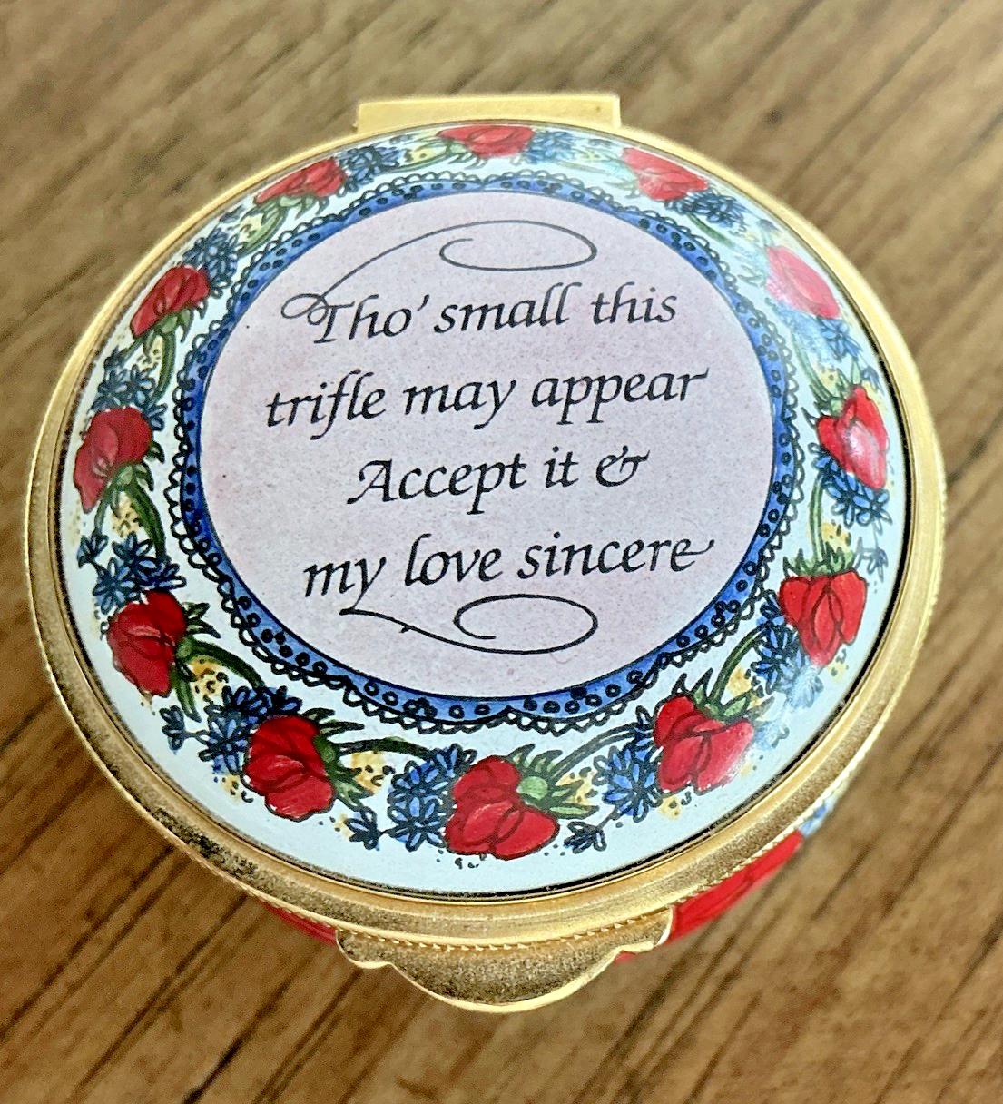 Staffordshire Enamels Trinket Box - Etsy