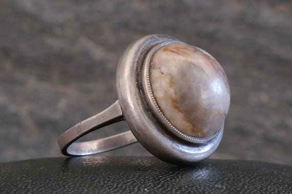 ROUND AGATE RING - image 2