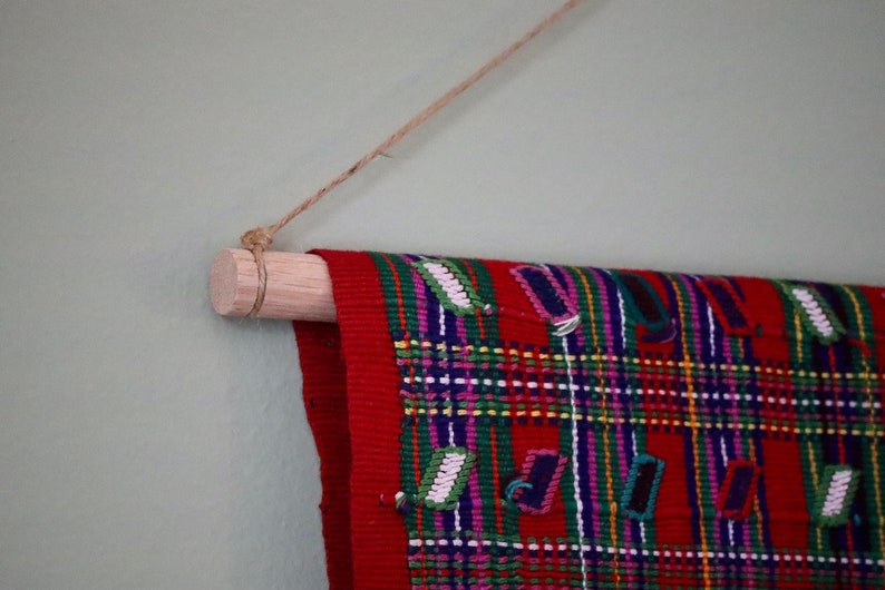Wood Wall Hanging Rod Custom Length / Size Free Shipping Etsy