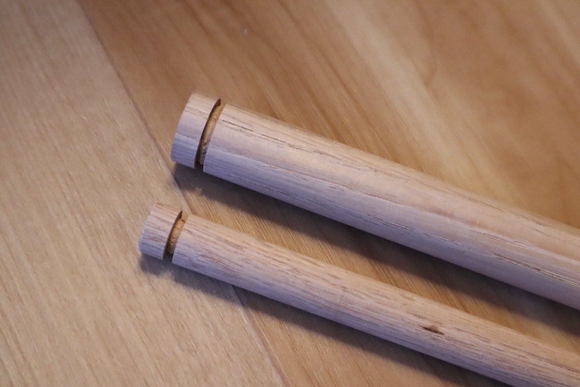 Wood Wall Hanging Rod Custom Length / Size Free Shipping Etsy