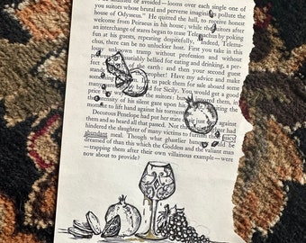 Abundant - book page illustration