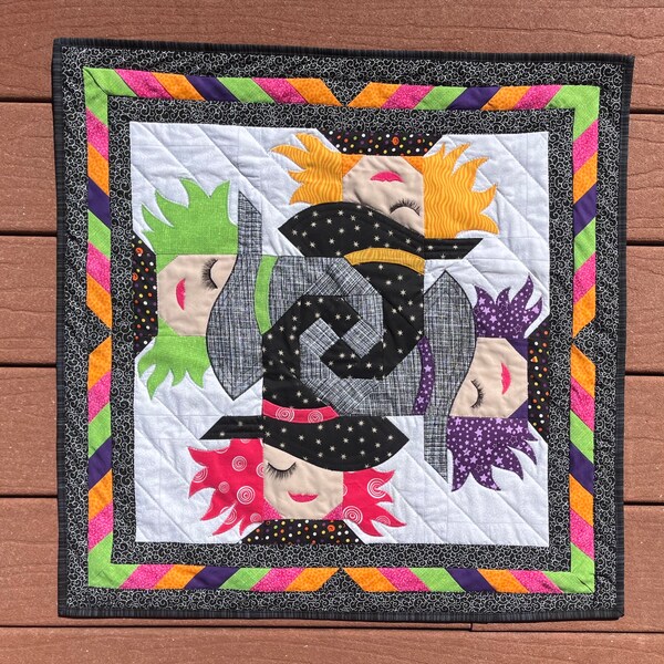 Handmade  wall hanging - Any Witch way