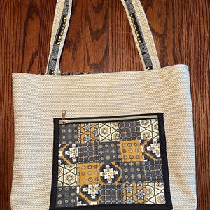 Handmade Tote Bag- Patchwork - Etsy