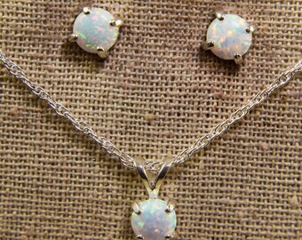 opal jewelry set