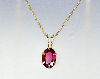 Jewelryonclick Natural Indian Ruby Yellow Gold Plated Pendant for Women Charms Handcrafted Gift Jewelry Jewelryonclick Natural Indian Ruby Yellow Gold Plated Pendant for Women Charms Handcrafted Gift Jewelry