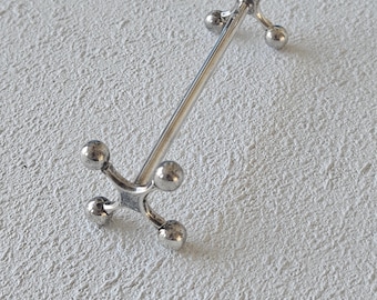 Verzilverde Christofle messenhouder