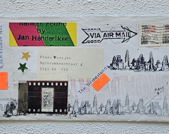 Handsigned note and decorated letter by Jan Henderikse