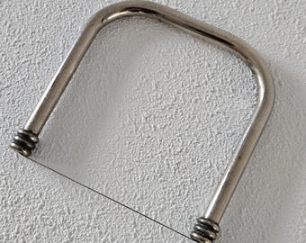 Vintage silverplated foie gras cutter