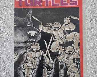 Stripboek teenage mutant ninja Turtles- 1988