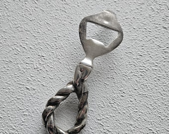 Silver plated bottle opener