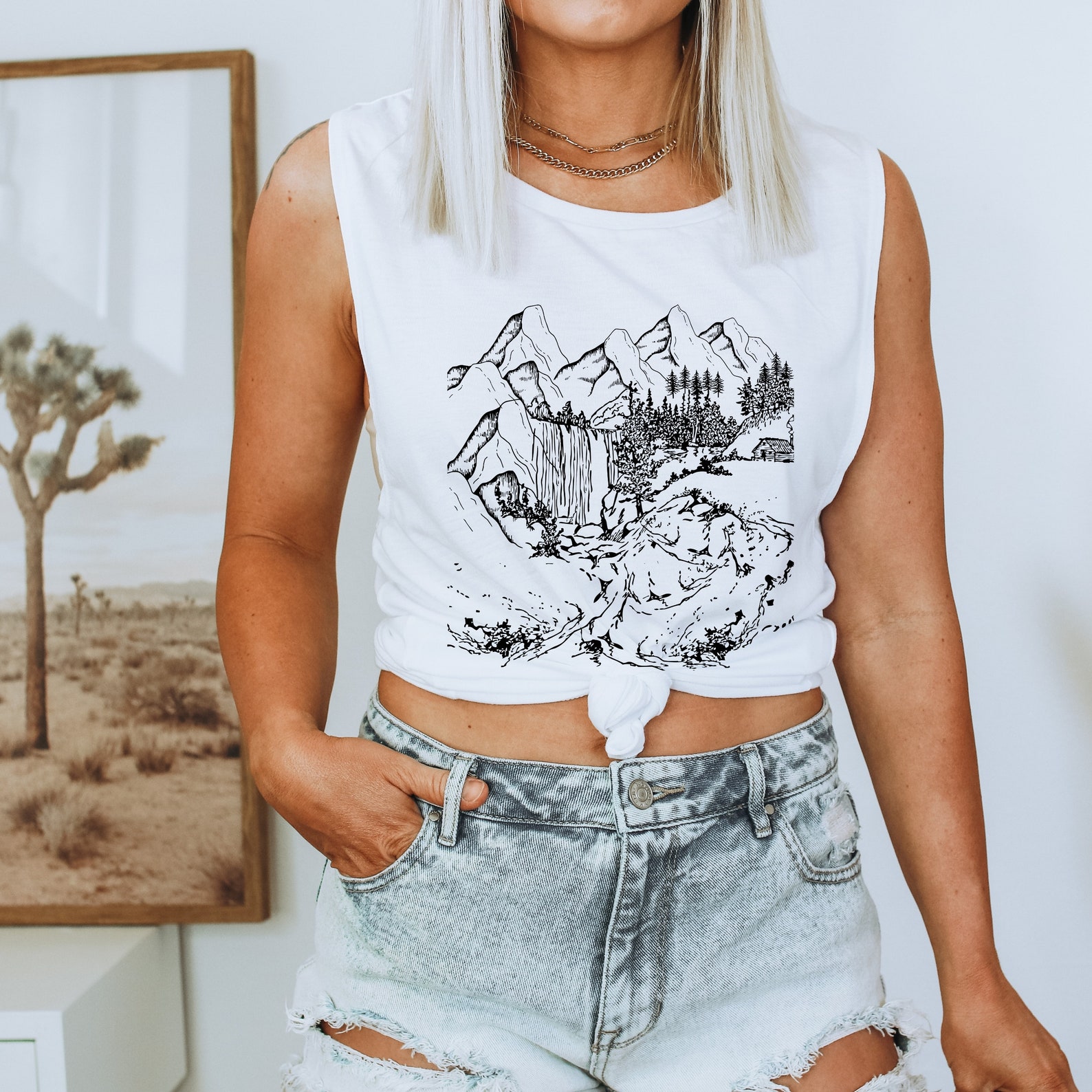 Western Tank Tops Mountain Tank Top Nature Tank Top Hike More Etsy