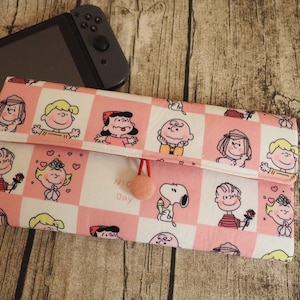 Japanese cartoons Laptop Bag with internal pockets, case for Switch, Kindle, iPad, Kobo, MacBook, personalised gift with name embroidery