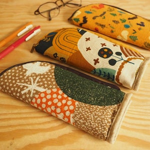 Pencil Case Sewing Pattern Pdf Slide Down Pen Holder Pot Stand up  Telescopic Pouch Fold Down Pop up Retractable Stationery Cosmetic Bag 