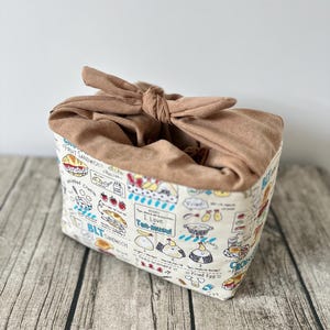 Japanese Cartoon Lunch box, Bento Bag, Picnic Bag image 3