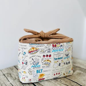 Japanese Cartoon Lunch box, Bento Bag, Picnic Bag image 2