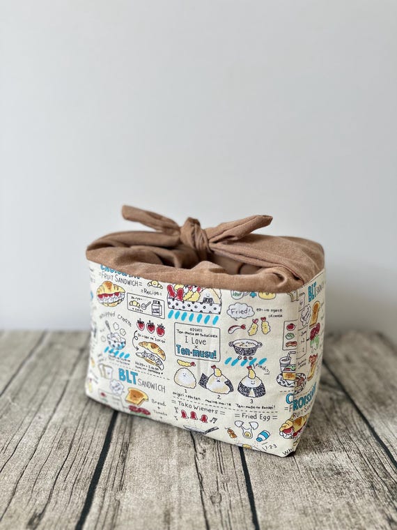 Japanese Cute Cartoon Lunch box Bag, Bento Bag, Picnic Bag