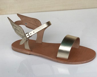 Gladiator sandalen voor mannen goud knie lengte Tall Gladiator sandalen voor mannen goud knie lengte Tall