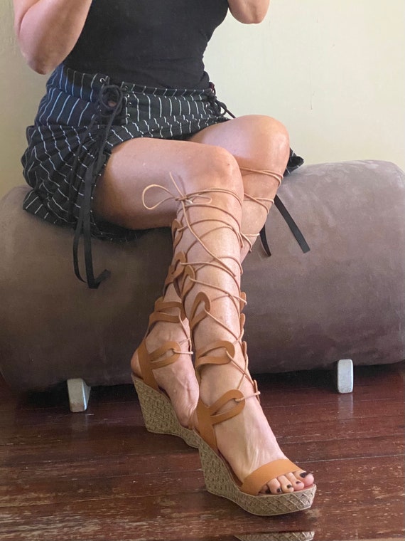 gladiator wedge heel