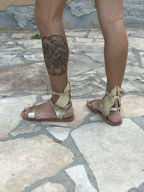 Gold hotsell roman sandals