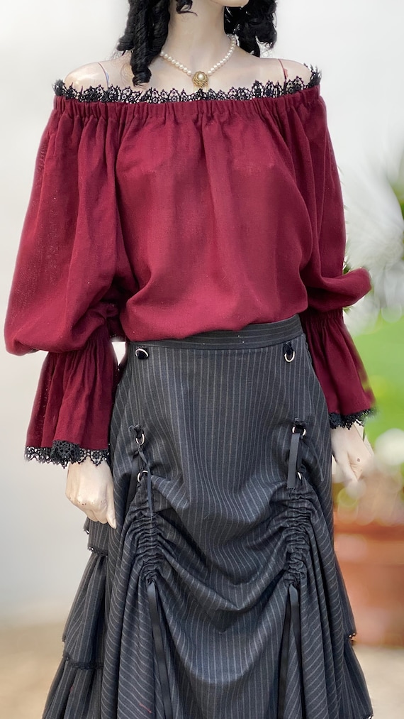 Camicetta bordeaux deals