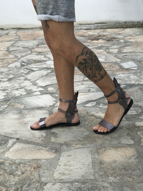 gladiator sandals ankle