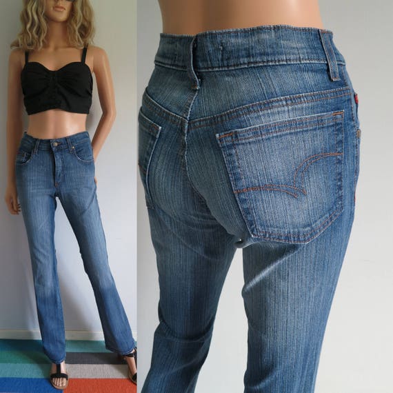 Lee Cooper bootleg stretch jeans, high waisted, fl