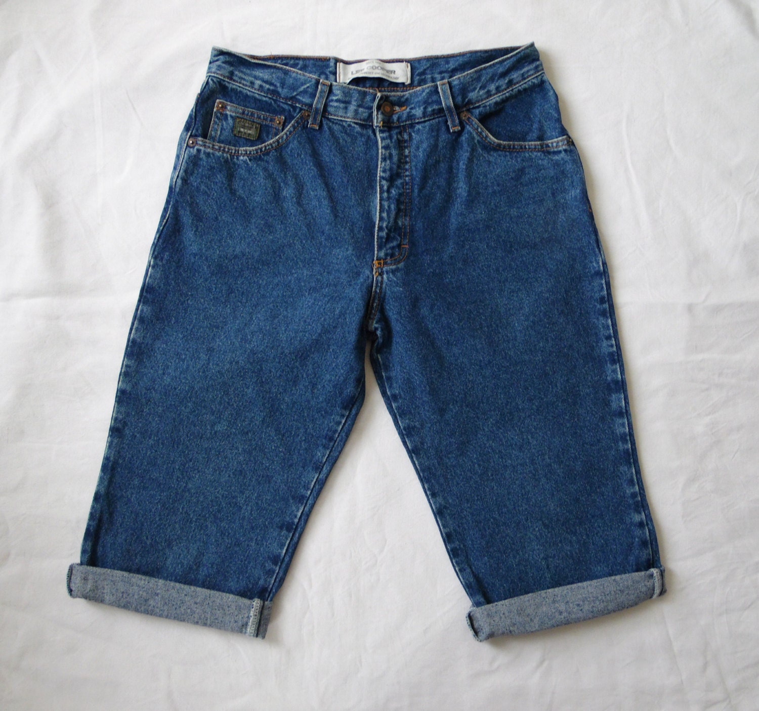 Denim Shorts Mens Vintage Lee Cooper 