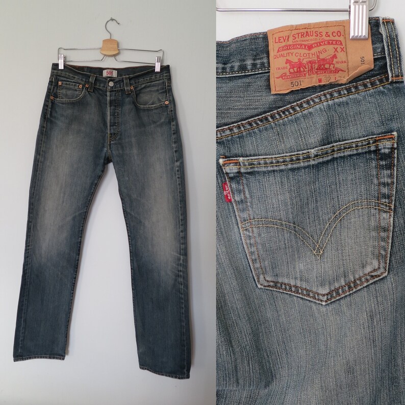 levis 501 jeans dark blue