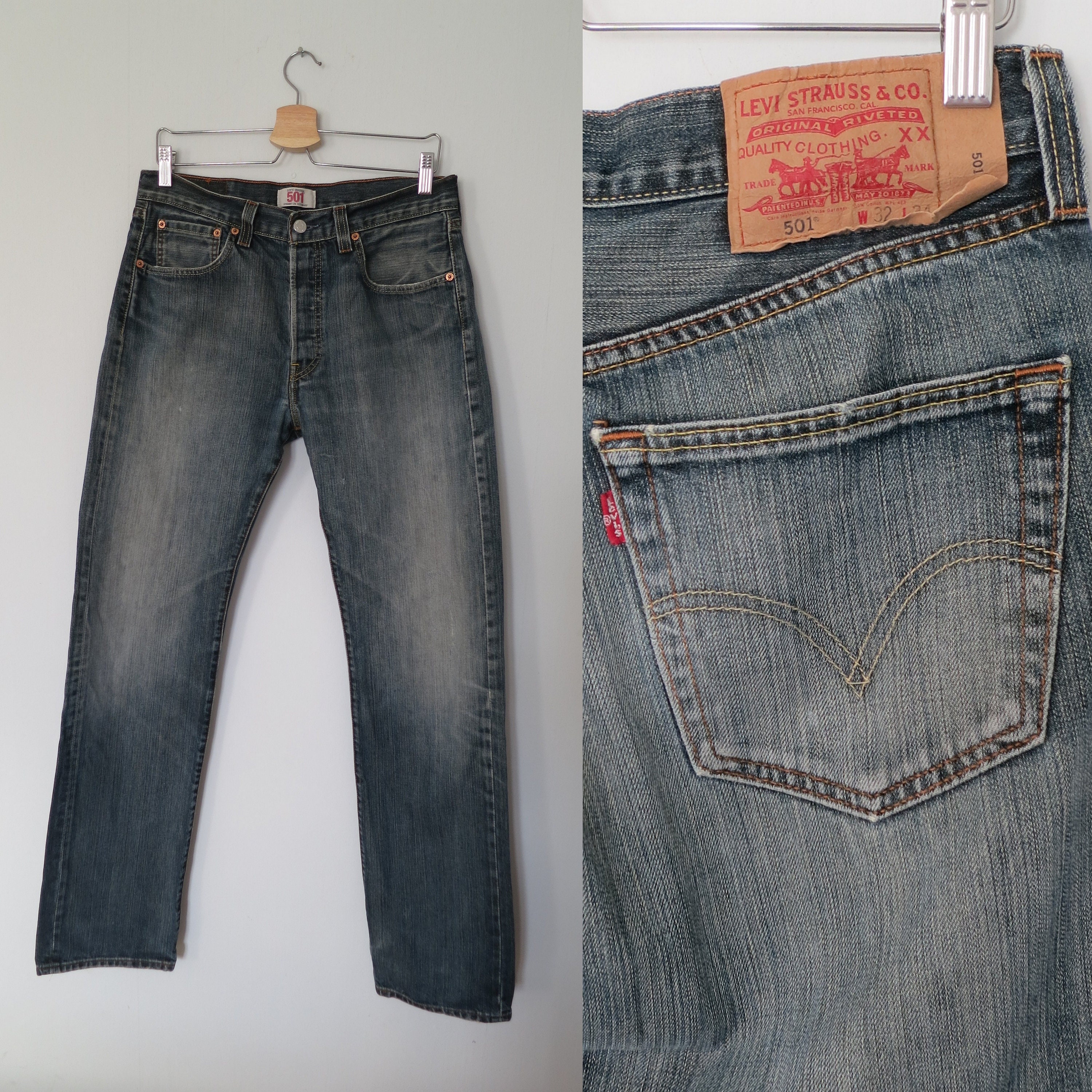 levis jeans dark blue