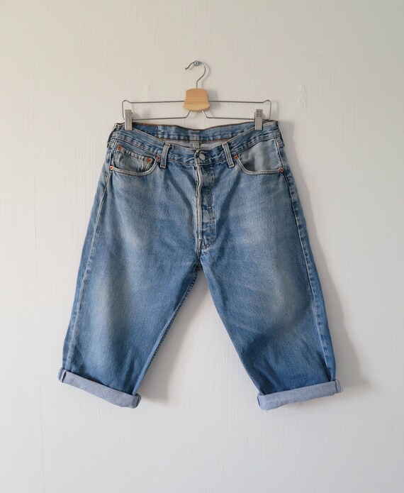 501 shorts blue
