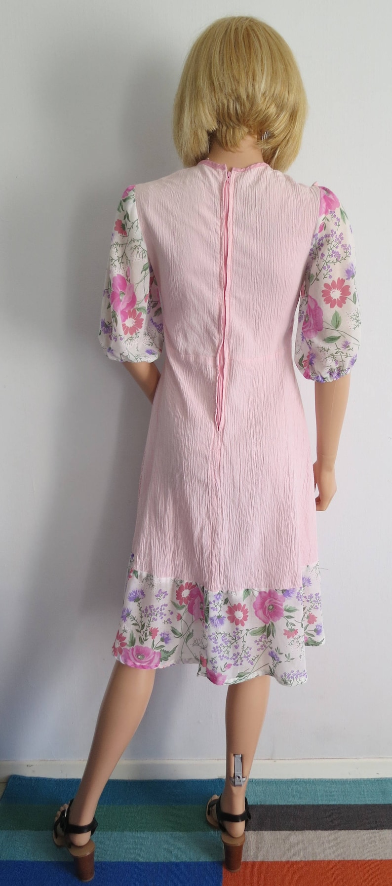 cheesecloth hippie dress