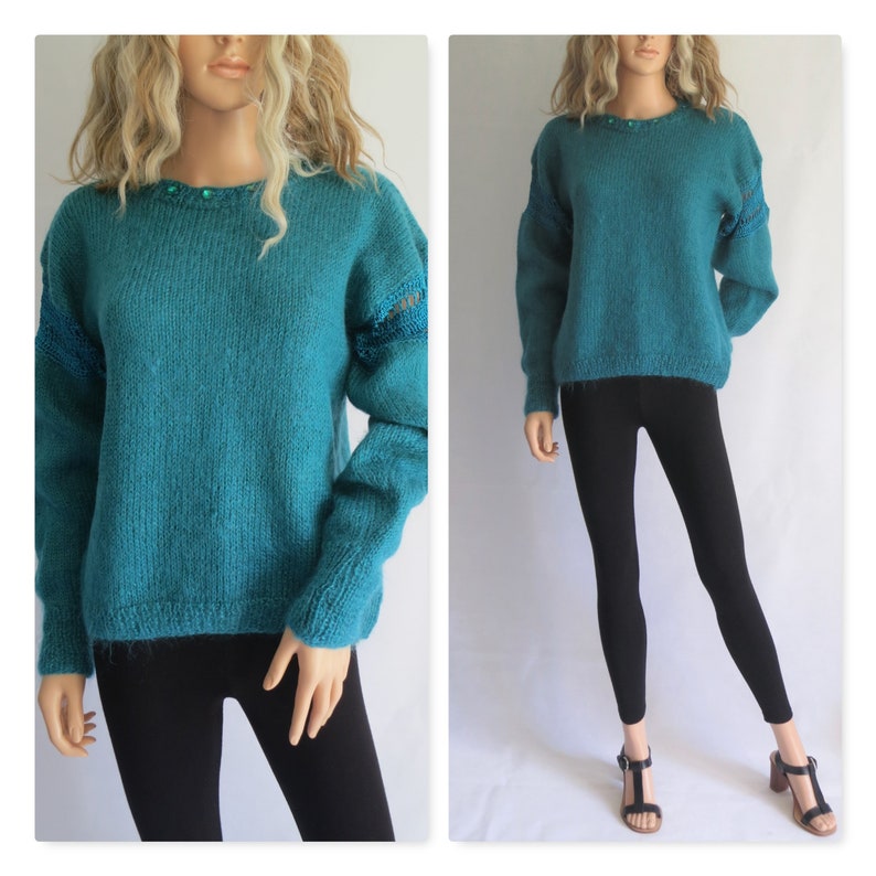 fluffy wool jumper