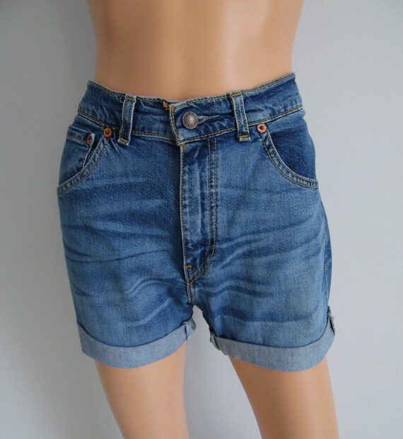 High waisted shorts vintage Levis 525 